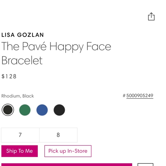 Lisa Gozlan Elegant Black Bracelet - Picture 3 of 10